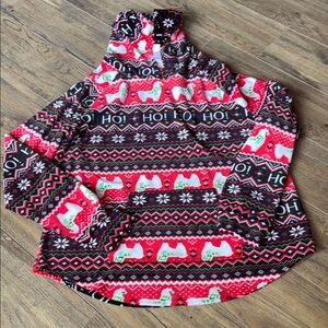 No Boundaries Festive Red and Black Sweater